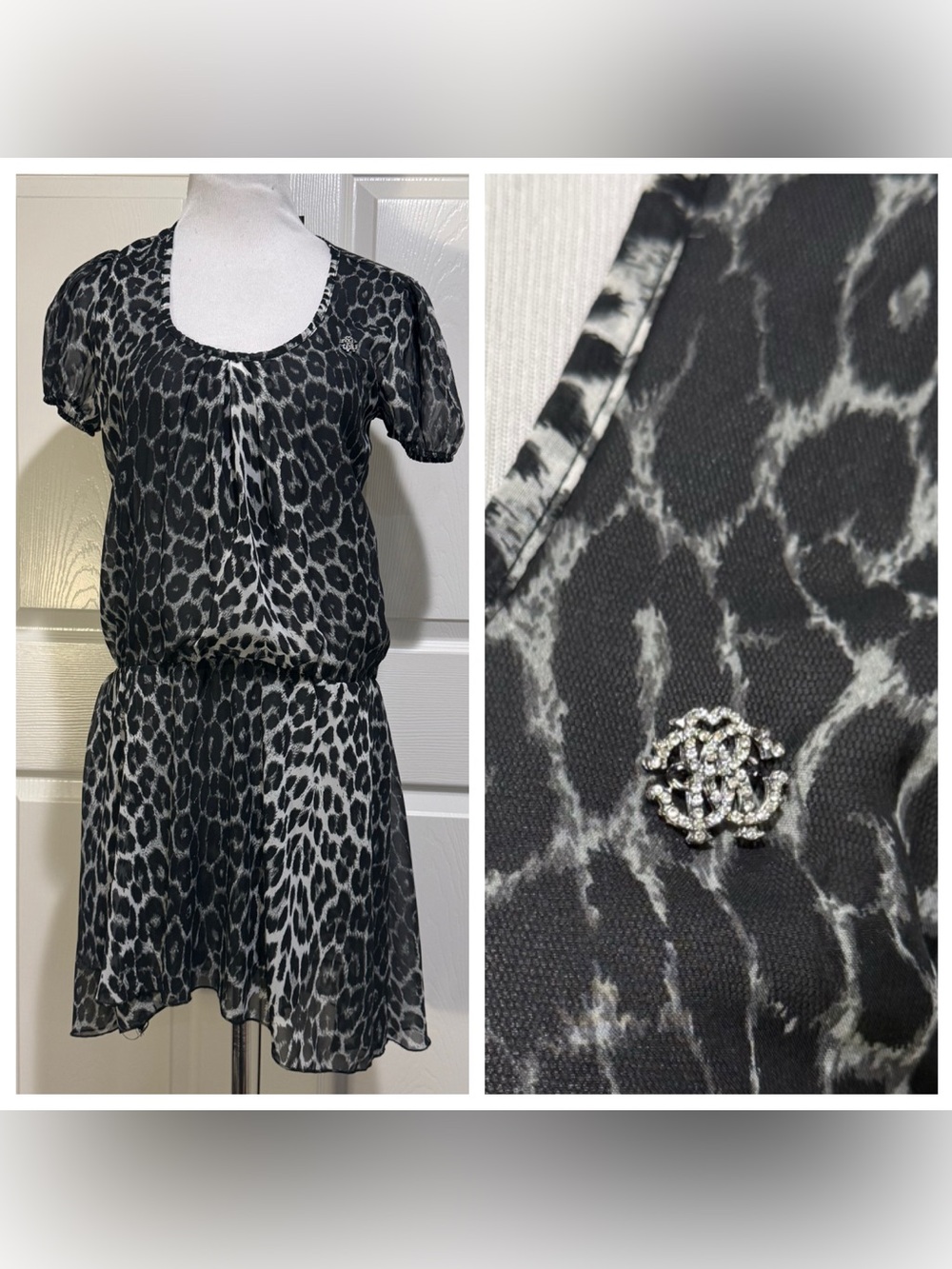 Roberto Cavalli leopard dress
